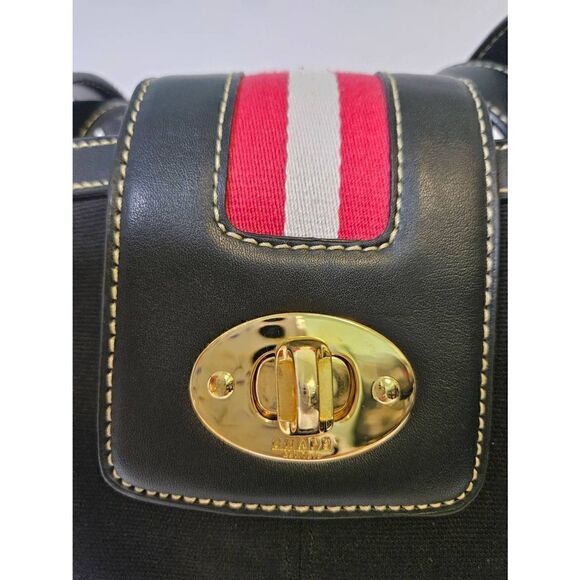 Chaps black canvas purse. - Picture 2 of 7